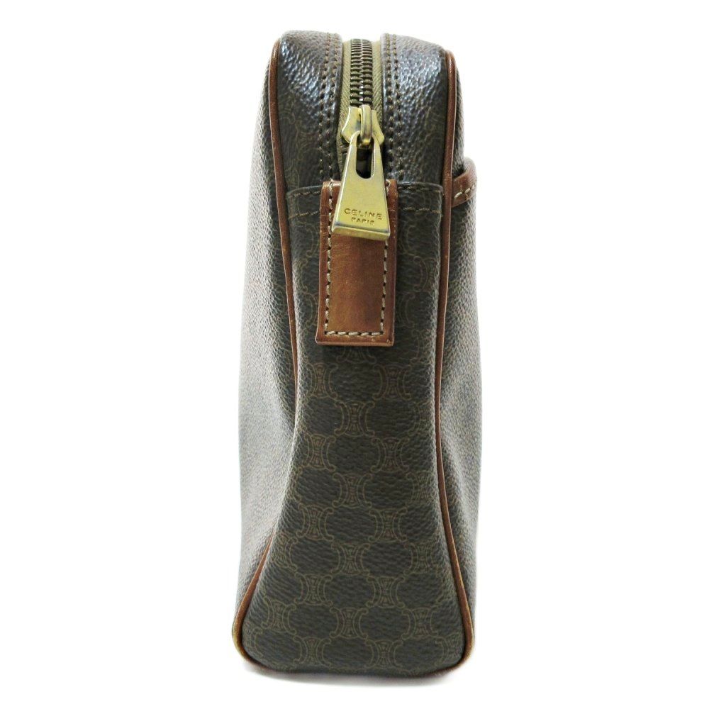 セリーヌ CELINE マカダム クラッチバッグ セカンドバッグ ポーチ PVC