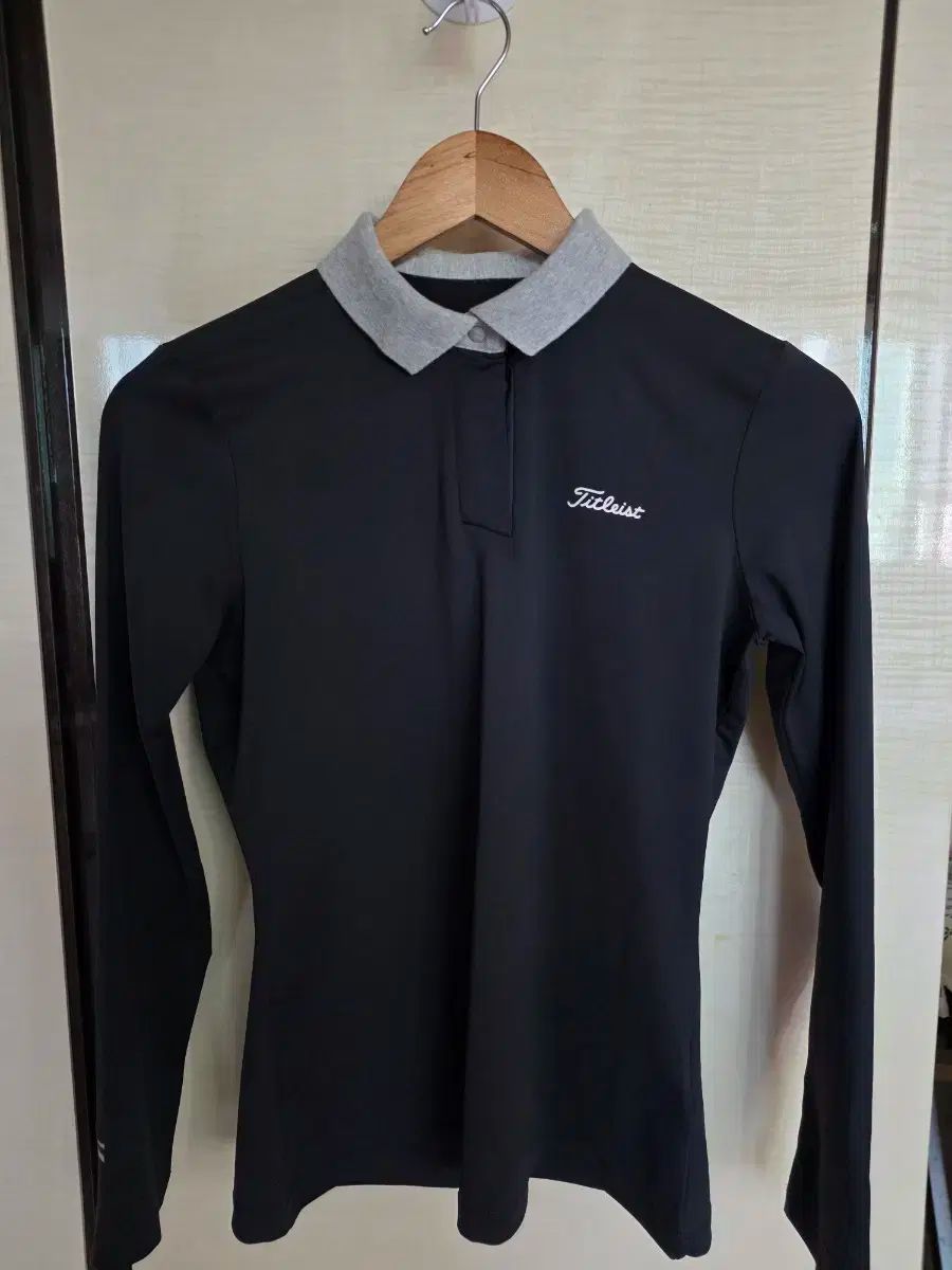 タイトリスト レディース 長袖 ポロ Tシャツ チャコール S