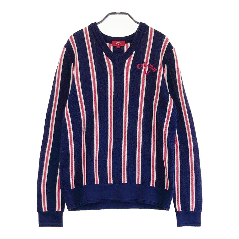 サイズ：L CALLAWAY キャロウェイ レッドレーベル ニット セーター