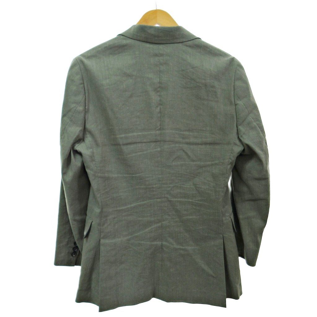 ポールスミス PAUL SMITH 20SS ソロテックス リネン テーラードジャケット ブレザー M 緑 1111