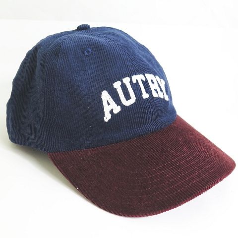 オートリー AUTRY BASEBALL キャップ 帽子 コーデュロイ 58cm ネイビー