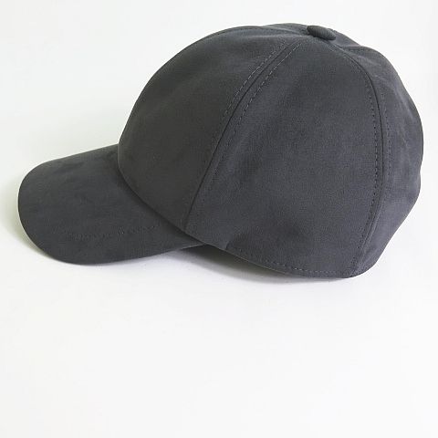 VECCHI フェリシオベッキ nubuck スエード調 キャップ 帽子 ダークグレー 25 AW 2 sa 7014 キャップ 帽子