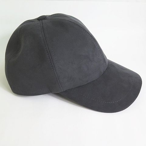 FERRUCCIO VECCHI フェリシオベッキ nubuck スエード調 キャップ 帽子 ダークグレー 25AW 2sa7014