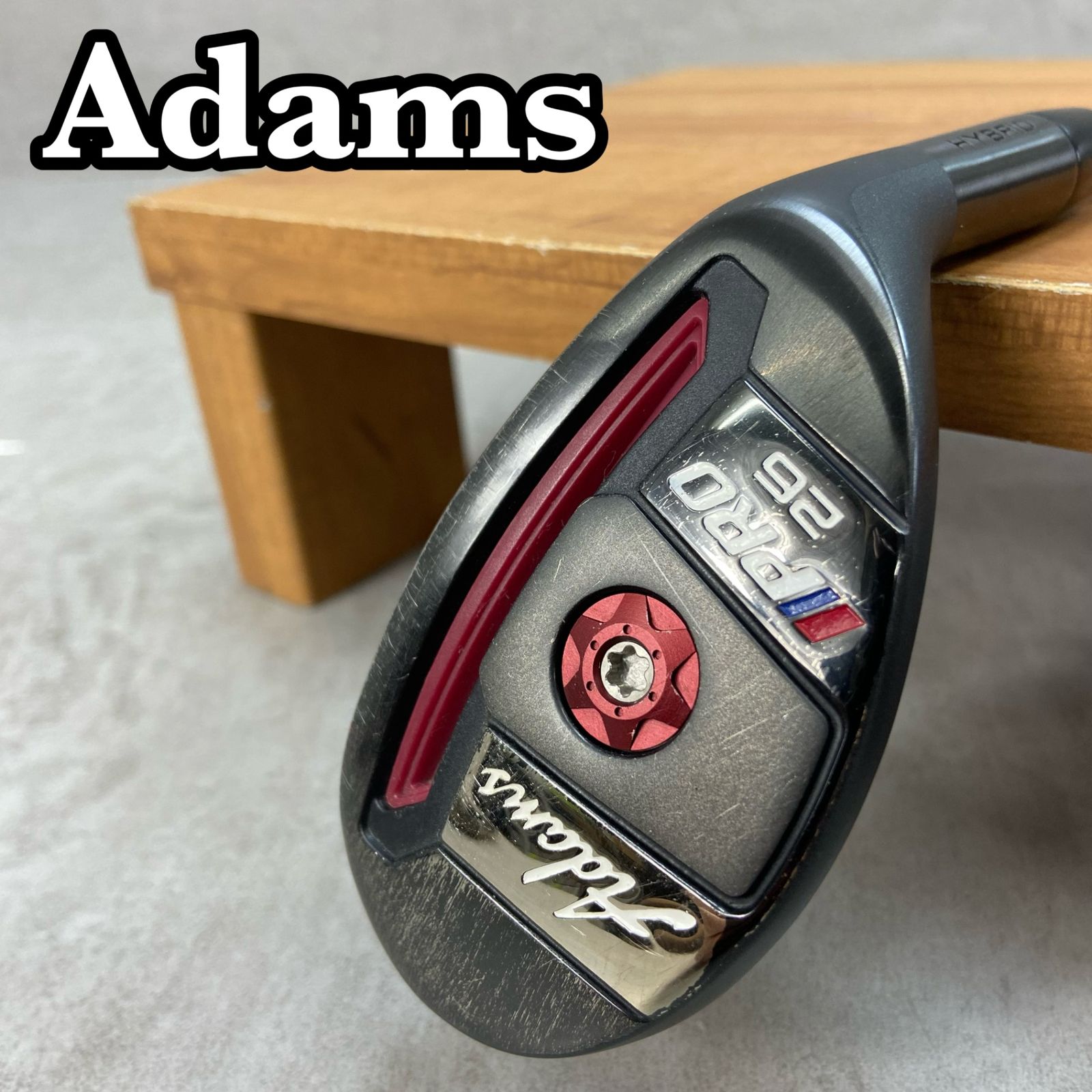 アダムス PRO メンズゴルフ ハイブリッド 26° 右利き用 ユーティリティ 