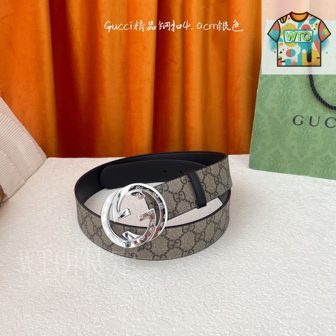 今日 Gucci グッチ レザーベルト-1