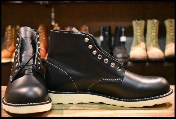 10.5D 犬タグ復刻 20年 レッドウィング 8165 アイリッシュセッター ブラッククローム プレーン ブーツ redwing HOPESMORE FJ478
