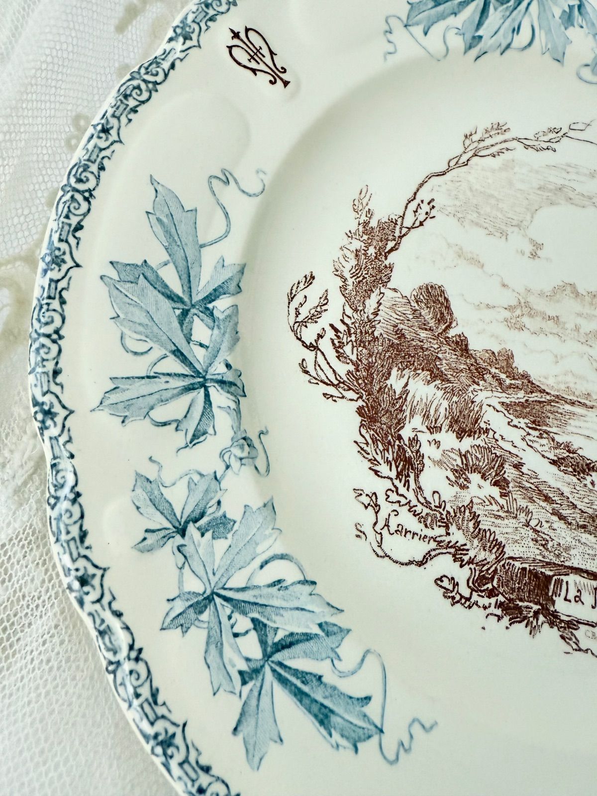 Choisy le roi ショワジールロワ ルイ13世 ディナープレート フランス