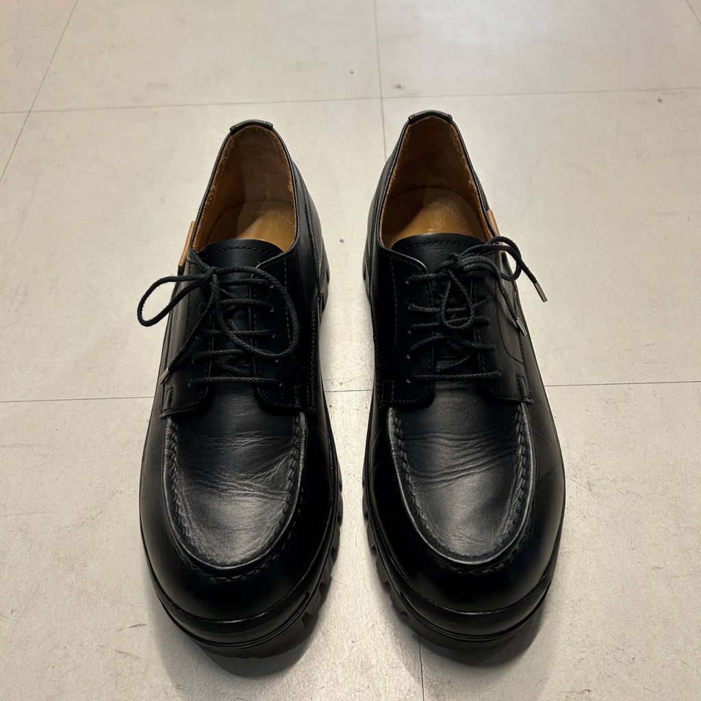 Hender Scheme エンダースキーマ derby レザーシューズ ブラック size 6 中目黒A11
