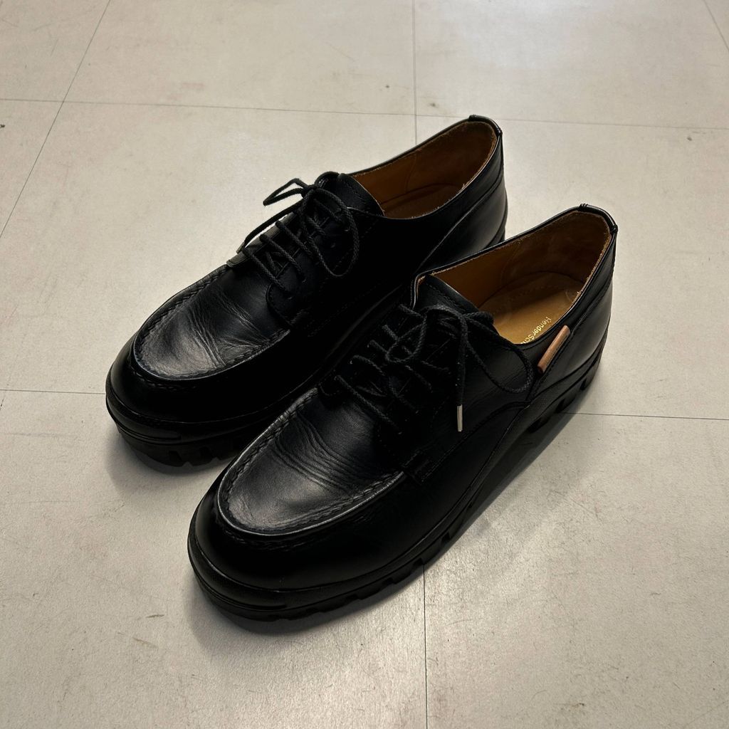 Hender Scheme エンダースキーマ derby レザーシューズ ブラック size 6 中目黒A11