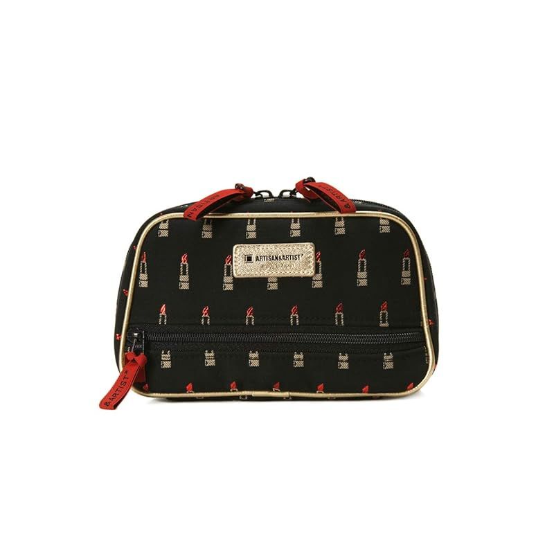 アルティザン&アーティスト スマートなティッシュケース付きサブポーチ Valiant Rouge ヴァリアント ルージュ 9WP-LI117 ブラック