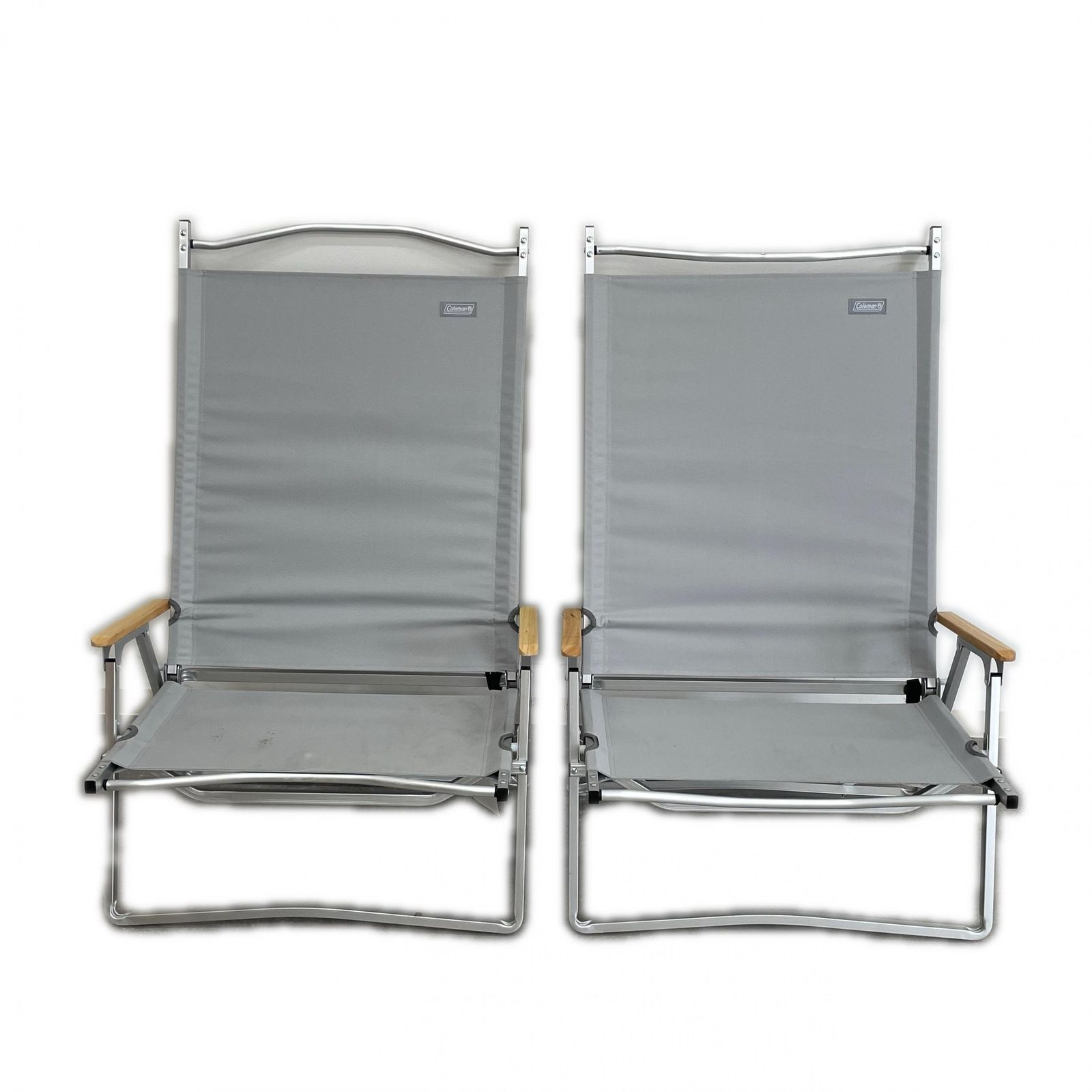 Coleman コールマン アウトドア キャンプ チェア 2点セット フォールディング チェア ワイド 2000038847 キャンプ用品 ポリエステル グレー