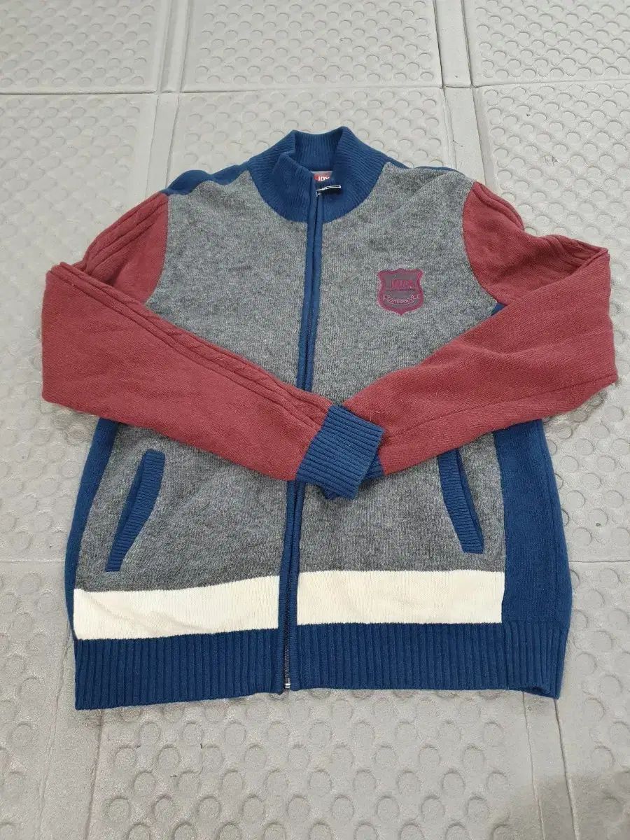 JDX バイ メンズ ニット ジップアップ カーディガン