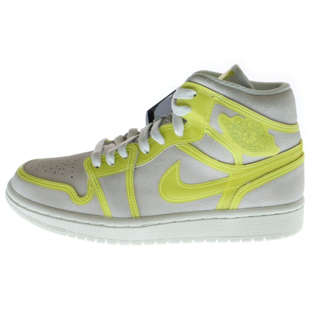 NIKE (ナイキ) WMNS AIR JORDAN 1 MID LX OPTI YELLOW NIKE (ナイキ) WMNS AIR JORDAN 1 MID LX OPTI YELLOW