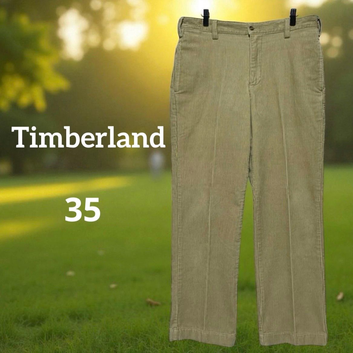 Timberland ティンバーランド コーデュロイパンツ ベージュ XL相当 大きいサイズ