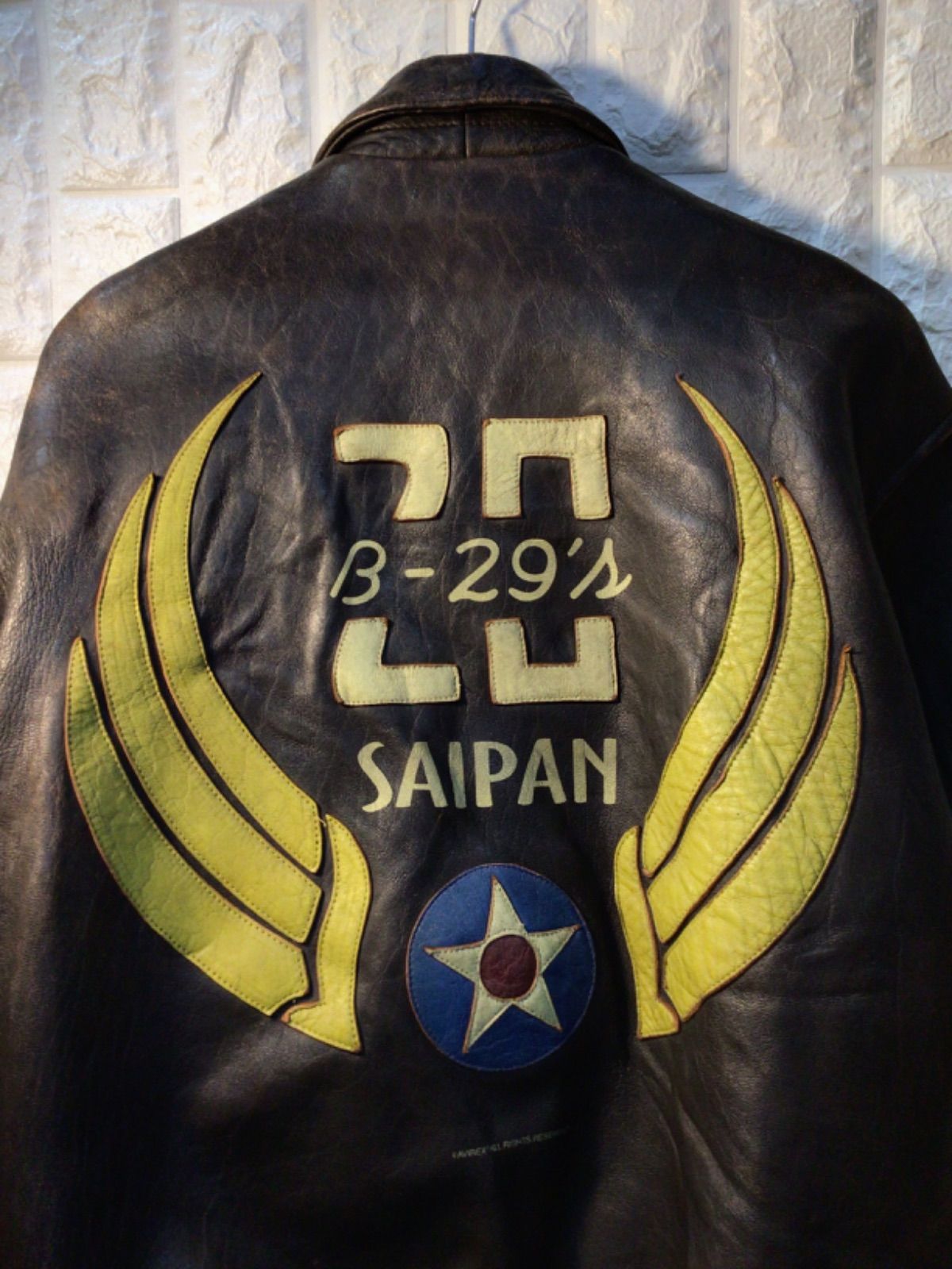 AVIREX 羊革 第20空軍 B-29 A-2 フライト ジャケット