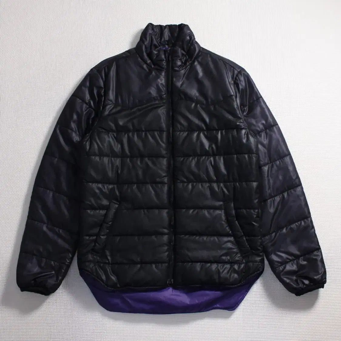 Schott ショット N Y C パープル 裏地 プリマロフト ダウンジャケット