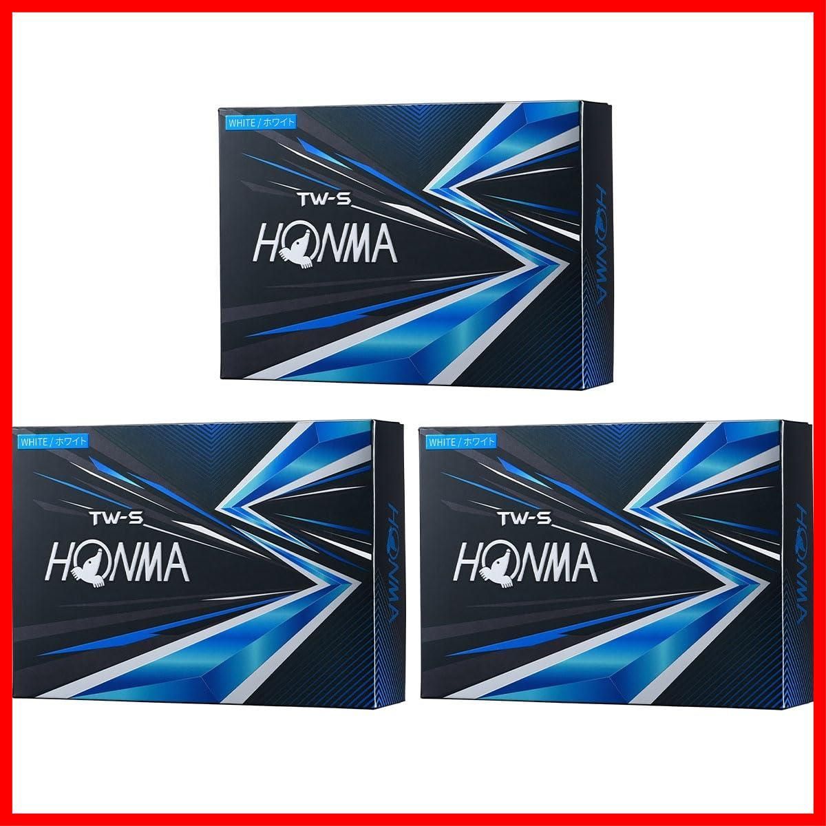 在庫 3ダース 36個入り 3ダースセット 2021年モデル ボール ボール TW-S HONMA 本間ゴルフ