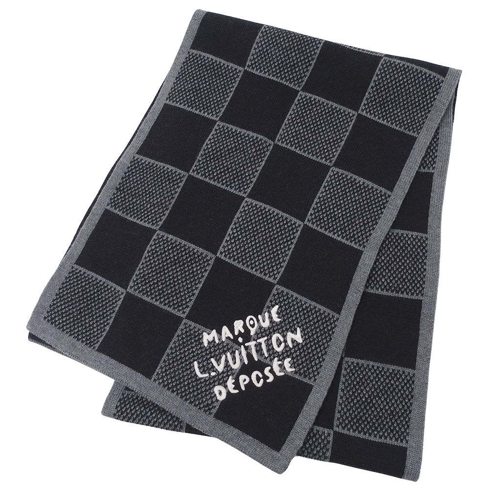 ルイ・ヴィトン LOUIS VUITTON マフラー メンズ ブランド ダミエ