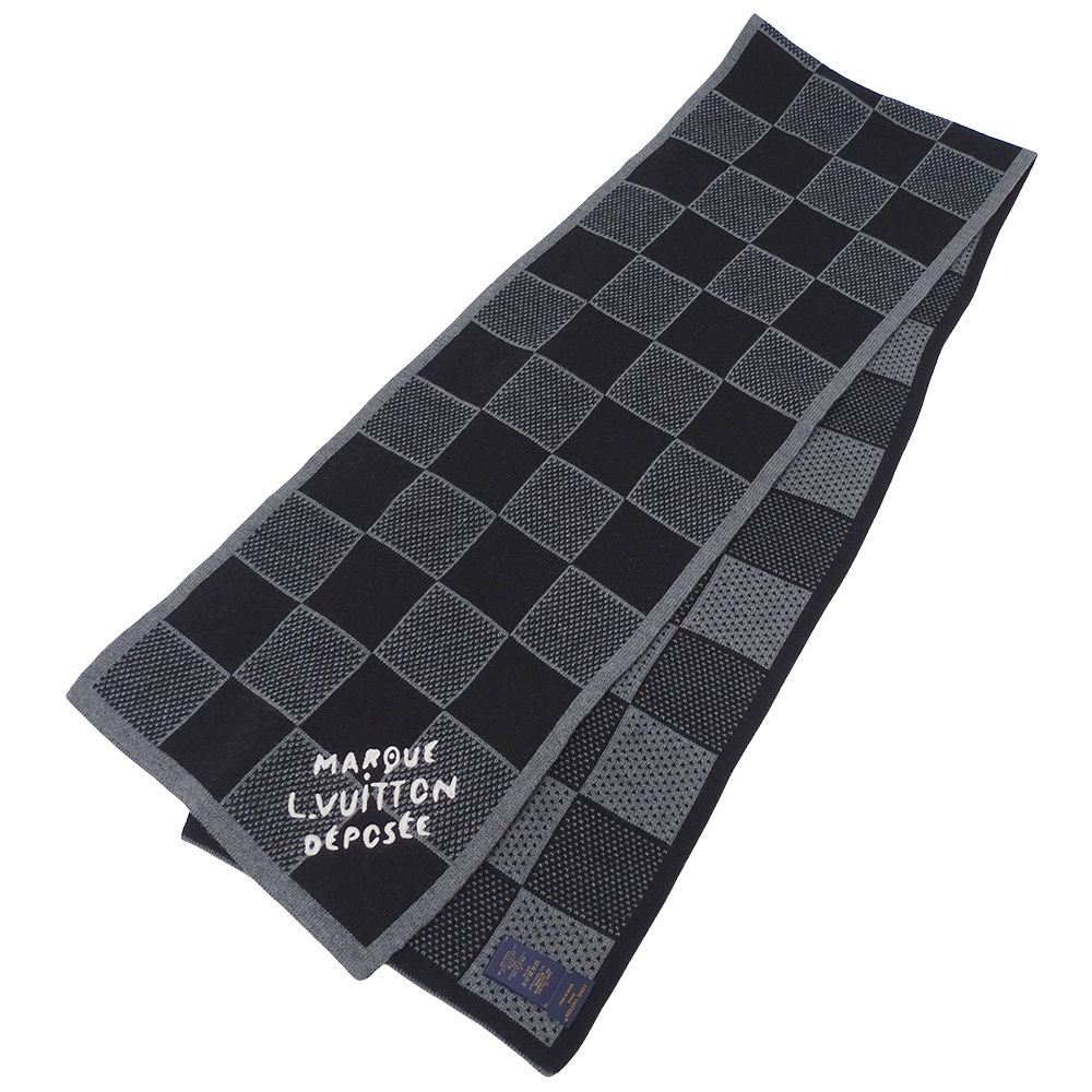 ルイ・ヴィトン LOUIS VUITTON マフラー メンズ ブランド ダミエ  