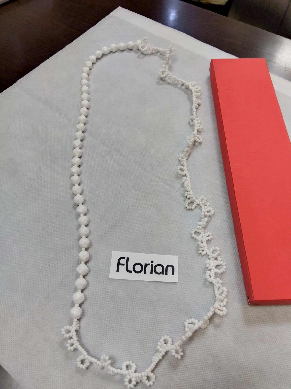 M20 FLORIAN フローリアン ネックレス ロング 白