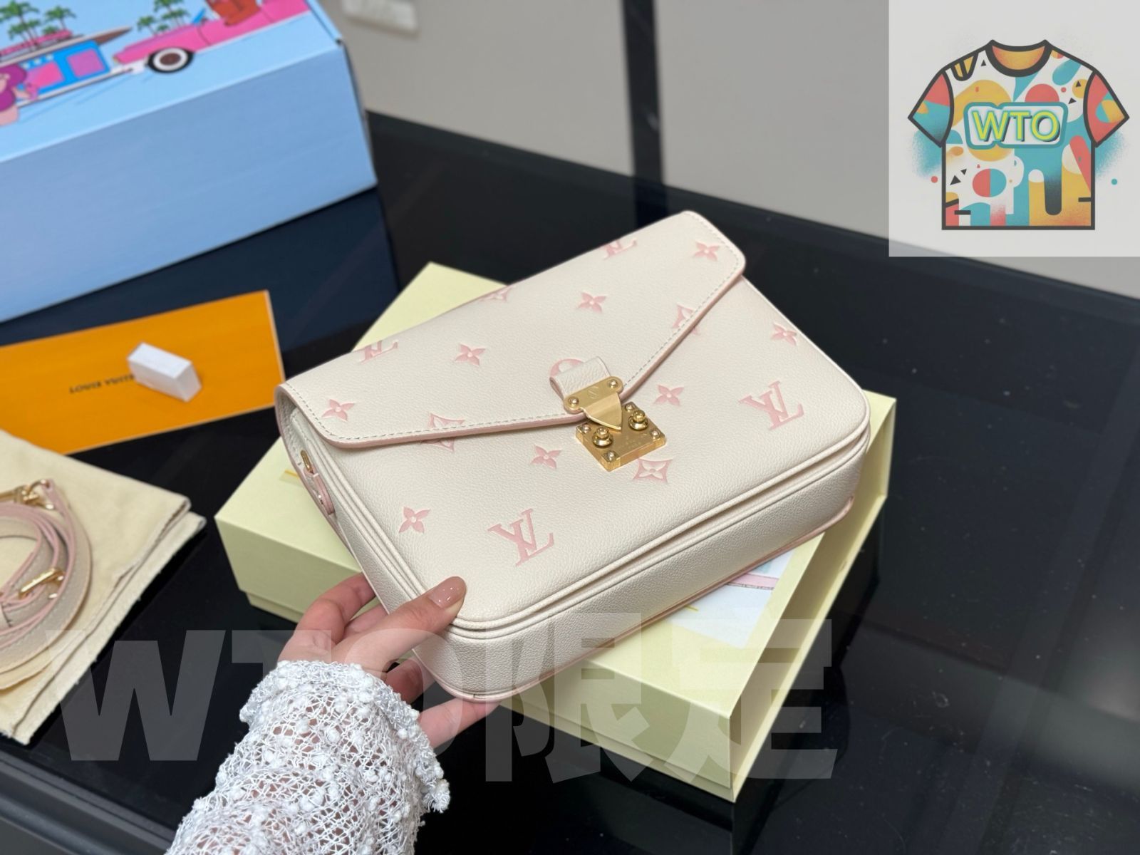 今日 Louis Vuitton ルイ ヴィトン クラシック メールバッグ アップグレードスチール金物 ボックス付き-WTO輸入1