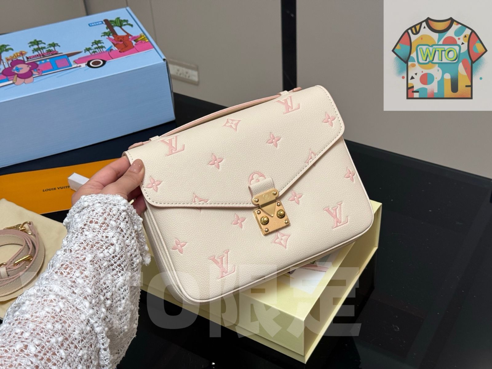 今日 Louis Vuitton ルイ ヴィトン クラシック メールバッグ アップグレードスチール金物 ボックス付き-WTO輸入1