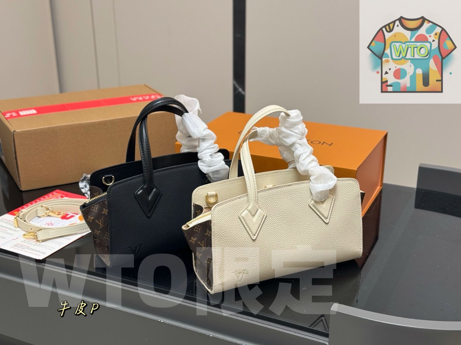 今日 Louis Vuitton ルイヴィトン ヴァレンヌ ハンドバッグ 牛皮とクラシック老花を WTO輸入1