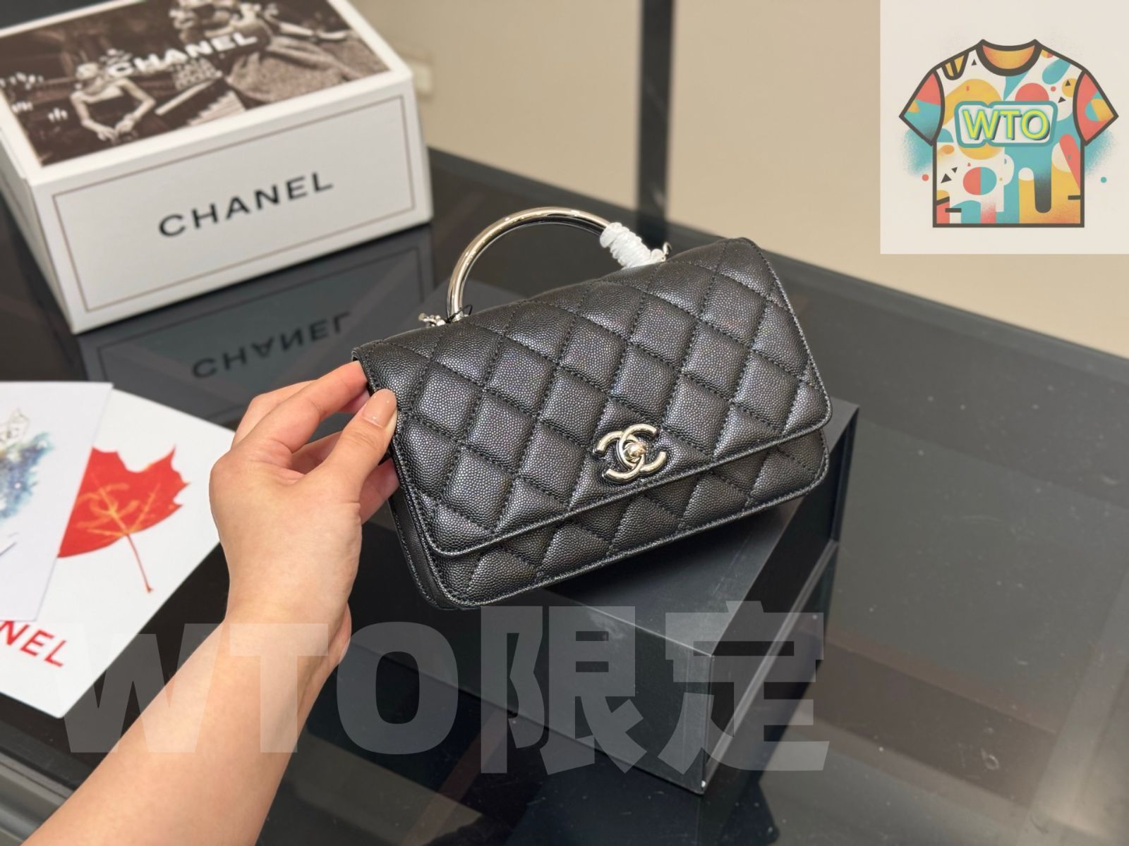 今日 Chanel シャネル ファイナンスバッグ 新型ハンドル搭載で 感豊か-WTO輸入1