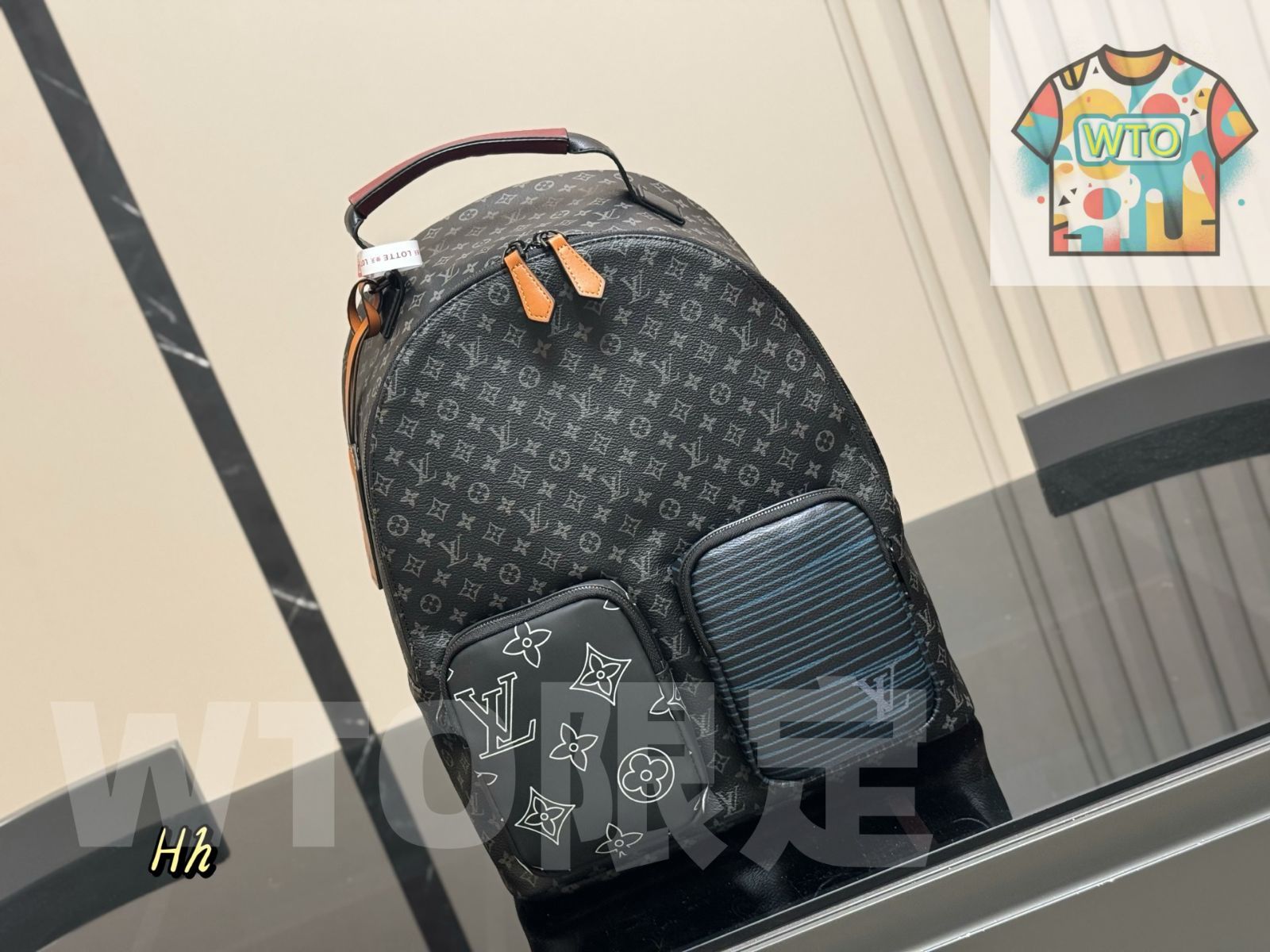 今日 Louis Vuitton ルイヴィトン 最新款リュックサック 超高精細度の五金ロゴマークを備える-WTO輸入1