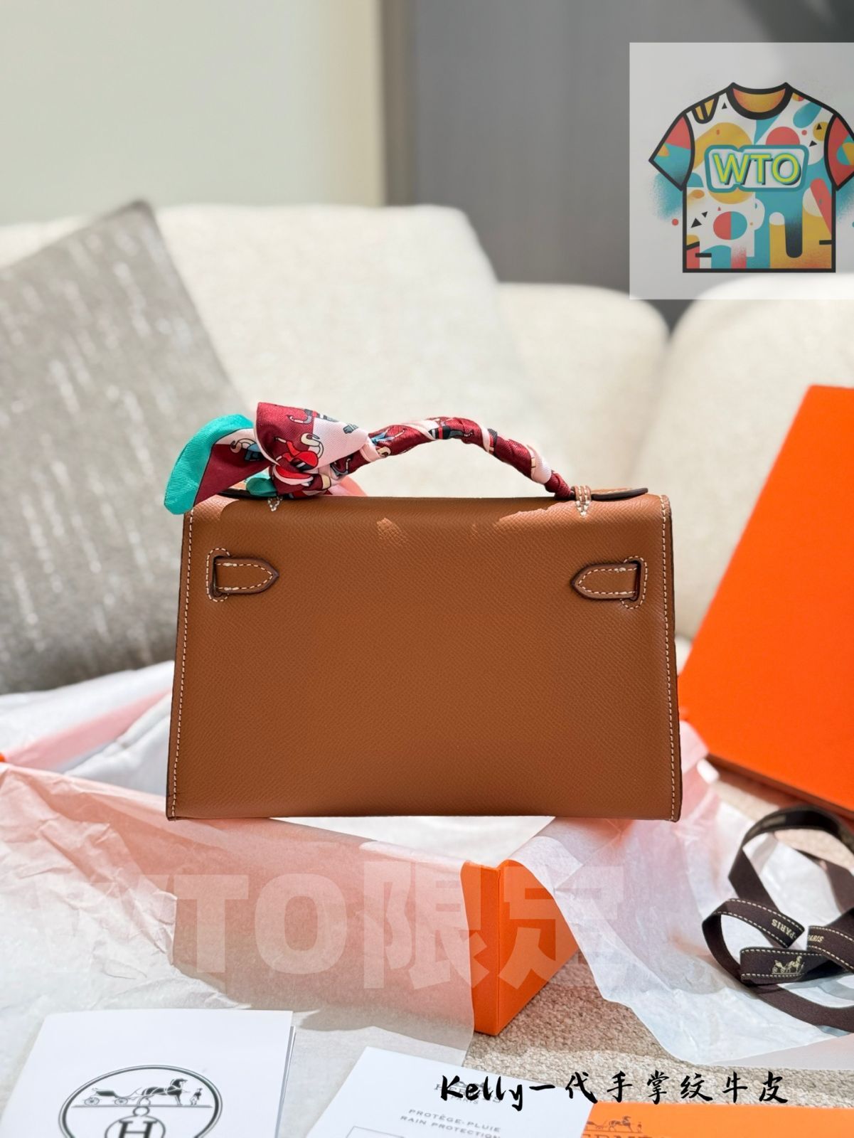  今日 Herm s エルメス ミニケリー 古典的な優雅さを持ち しっくり柄金バックルが特徴 ハンドバッグ バッグ