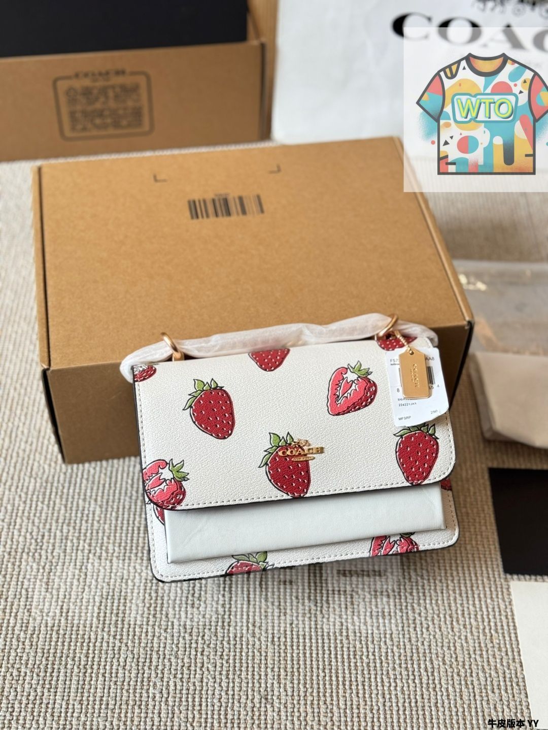 今日 Coach コーチ ク フリップトップスクエアバッグ 蛇柄のエッジ装飾が個性的で気品を添える