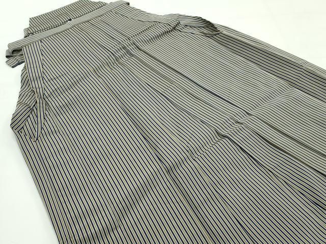 平和屋着物 上 男性 馬乗り袴 縞 CZAA4307s5