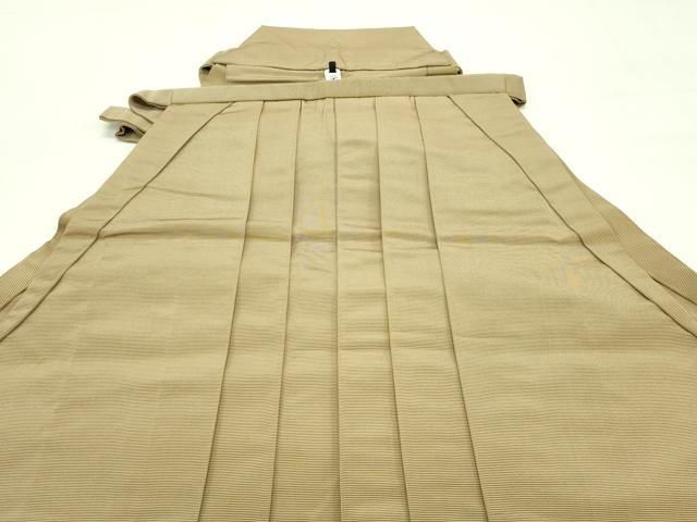 平和屋着物 上 男性 馬乗り袴 横段文 路考茶色地 CZAA4309s5