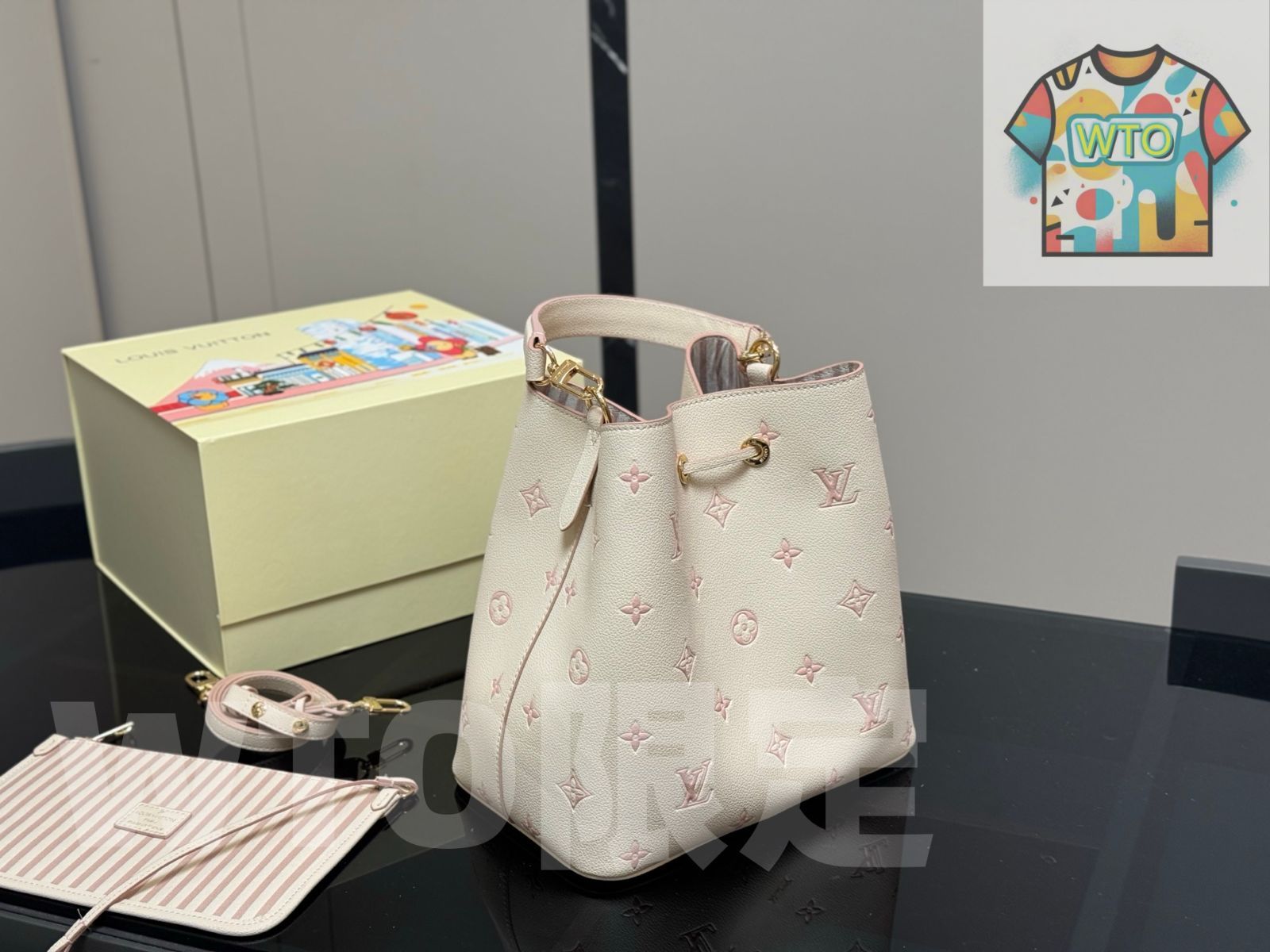 ヴィトン 原単バケットバッグ