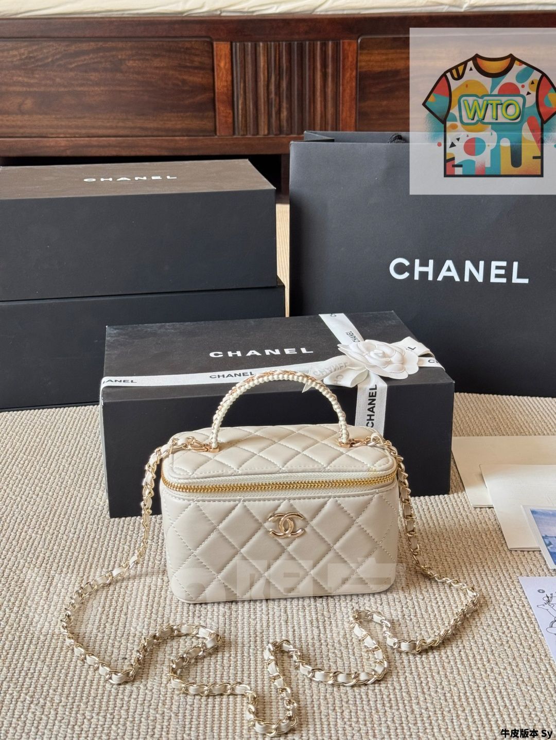 今日 Vintage Chanel ヴィンテージ シャネル ボックスバッグ ルーズで気軽に使用できる