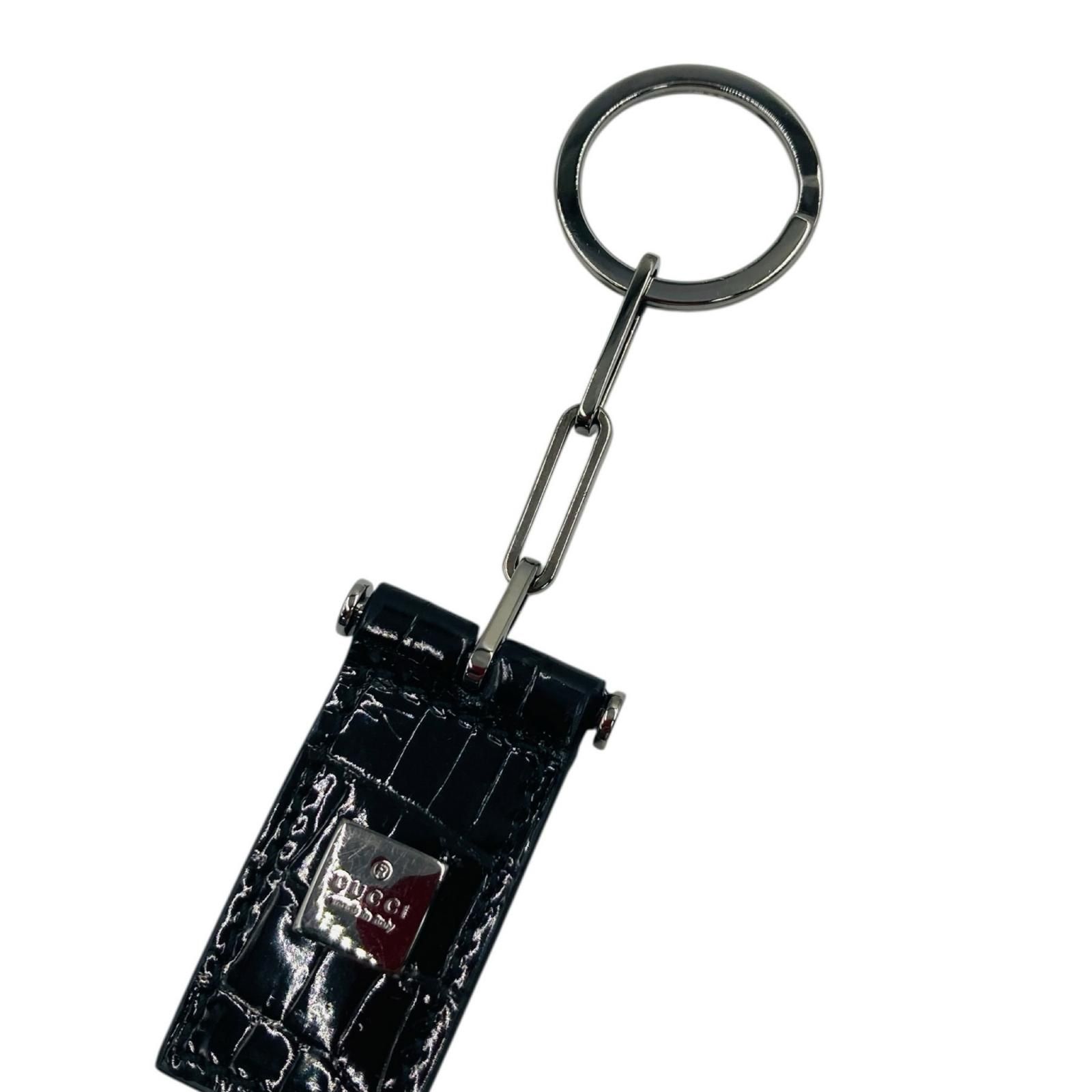 GUCCI グッチ クロコ プレート キーホルダー