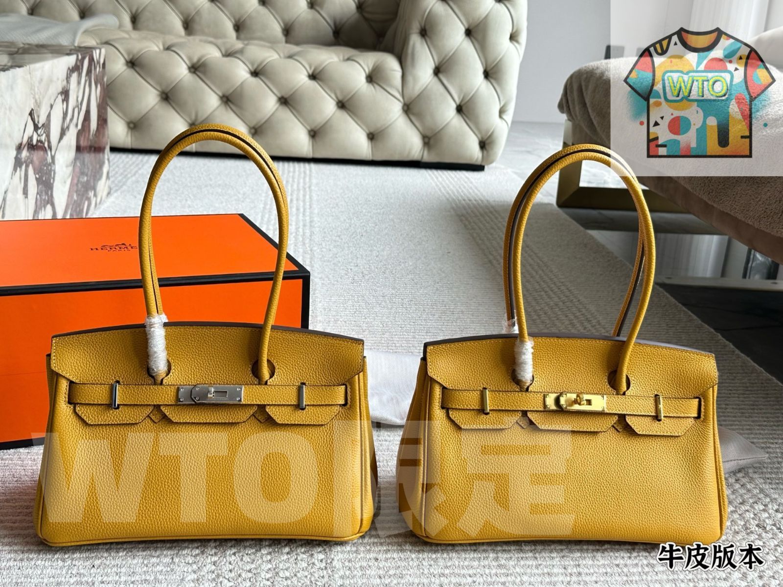  今日 Herm s エルメス ブルージュウボックス 頭層牛皮製で質感に優れる-WTO輸入1 ハンドバッグ バッグ