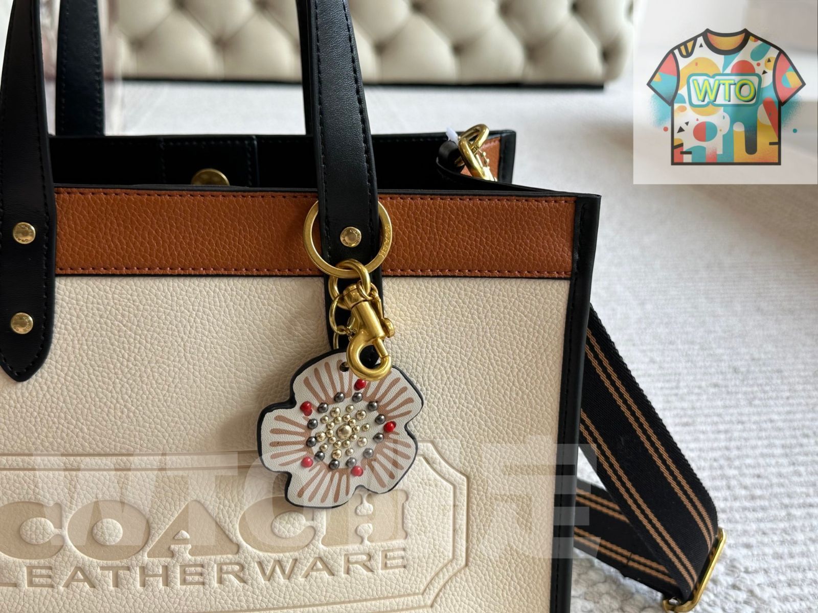  今日 Coach コーチ ショッピングバッグ 感が強い ハンドバッグ バッグ