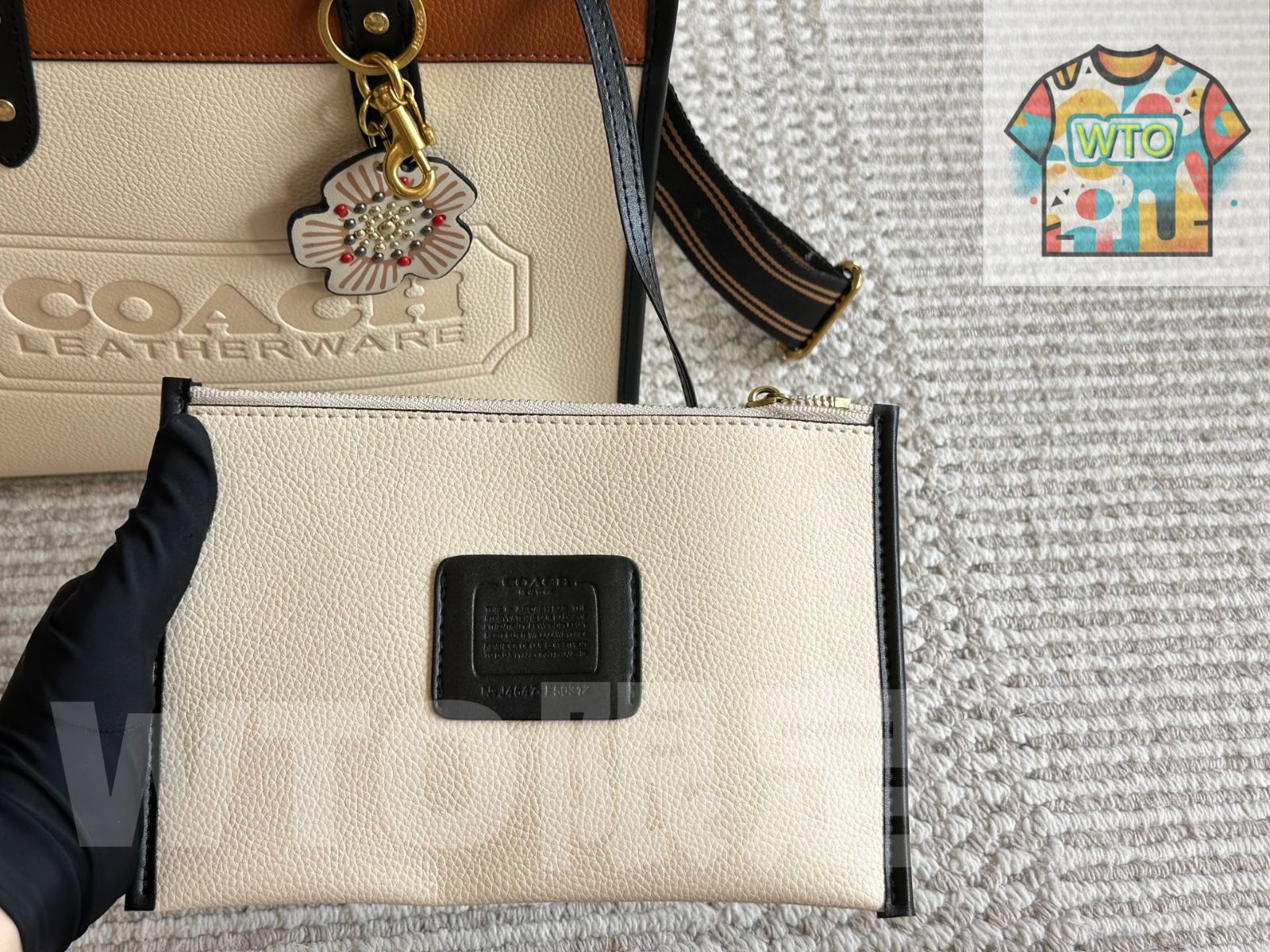 今日 Coach コーチ ショッピングバッグ 感が強い