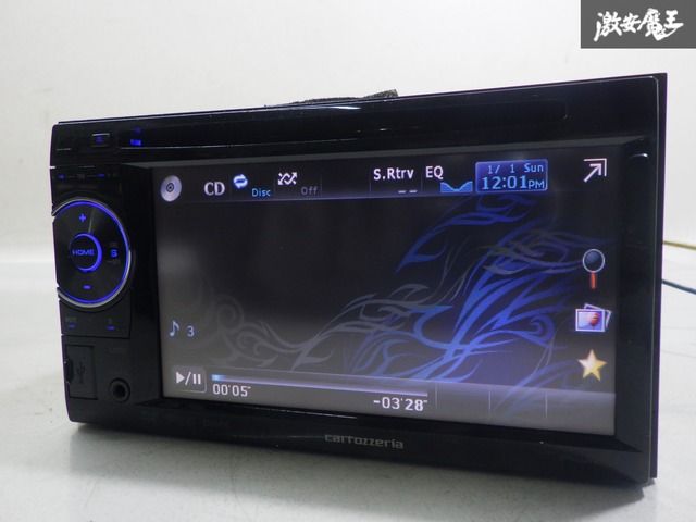 ＣＤプレーヤー 動作OK！】carrozzeria カロッツェリア 汎用 2DIN オーディオ