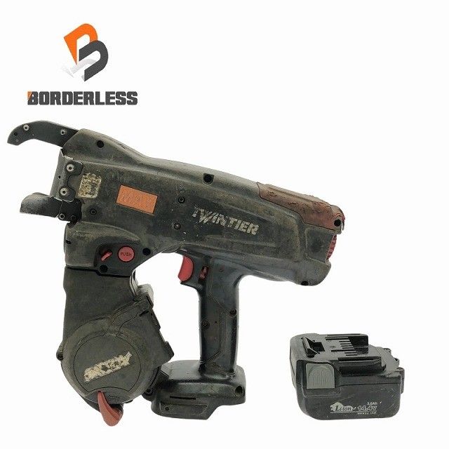 品 MAX マックス 14.4V 鉄筋結束機 リバータイア RB-440T 本体 バッテリー1個 14.4V 4.0Ah ツインタイア 108864108864