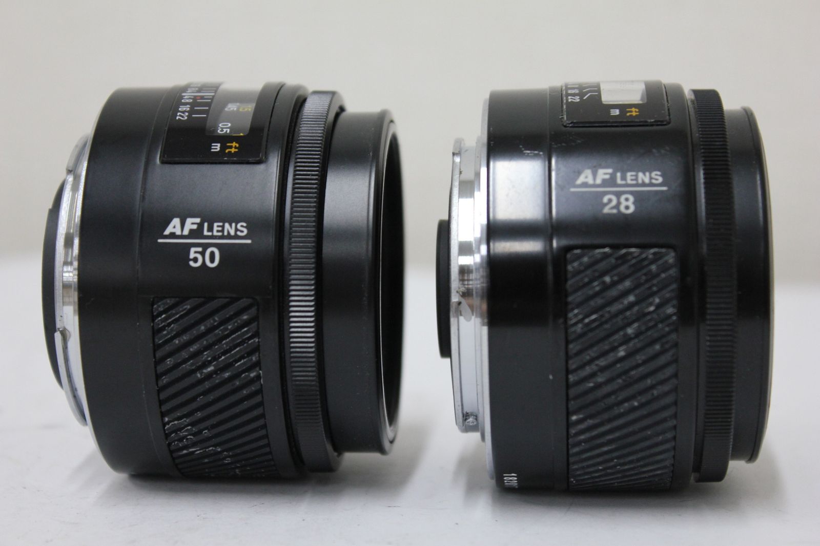 おしゃれを楽しむ 返品保証 2点まとめ ミノルタ Minolta AF 28mm F2.8 50mm F1.7 レンズ e3786