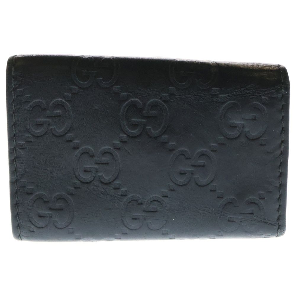 GUCCI (グッチ) GGロゴ レザーキーケース 181680 0959 ブラック - メルカリ