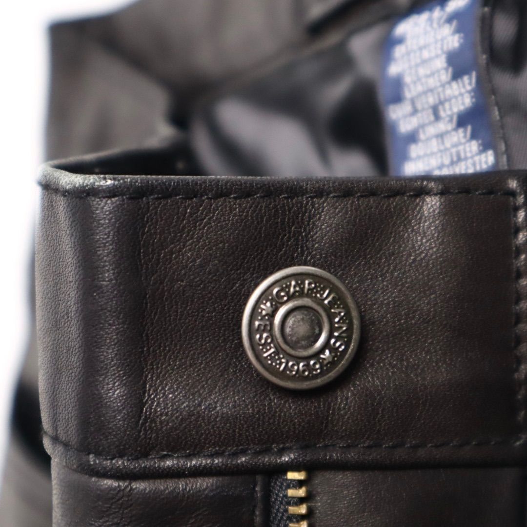 OLD GAP オールドギャップ 本革 ストレートパンツ straight fit リアル