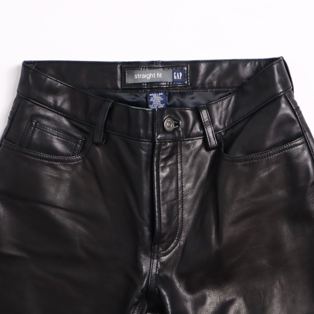 OLD GAP オールドギャップ 本革 ストレートパンツ straight fit リアル