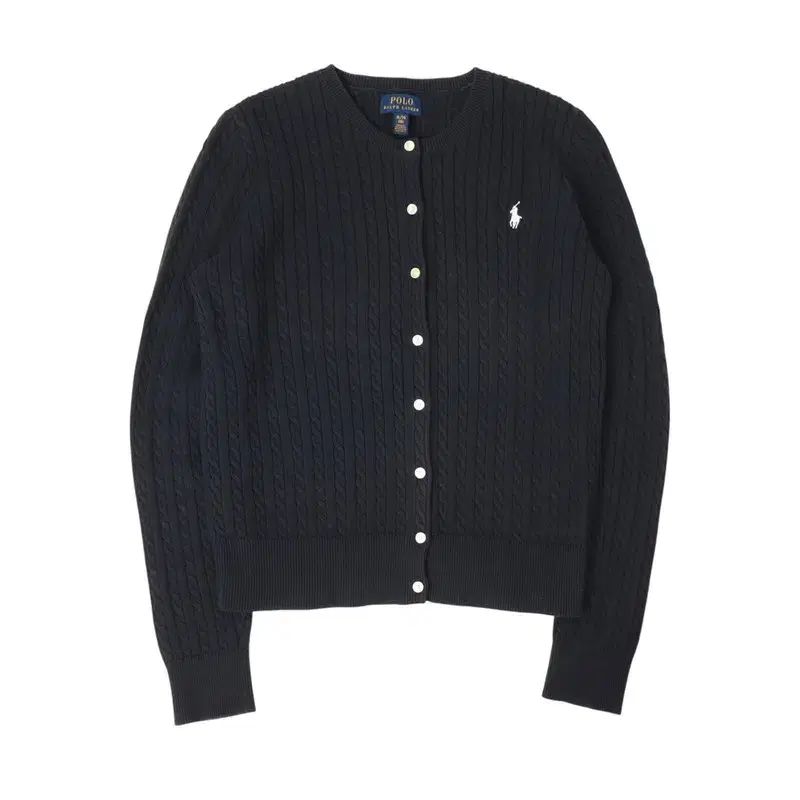 ポロ ラルフローレン ネイビー ケーブル ニット カーディガン