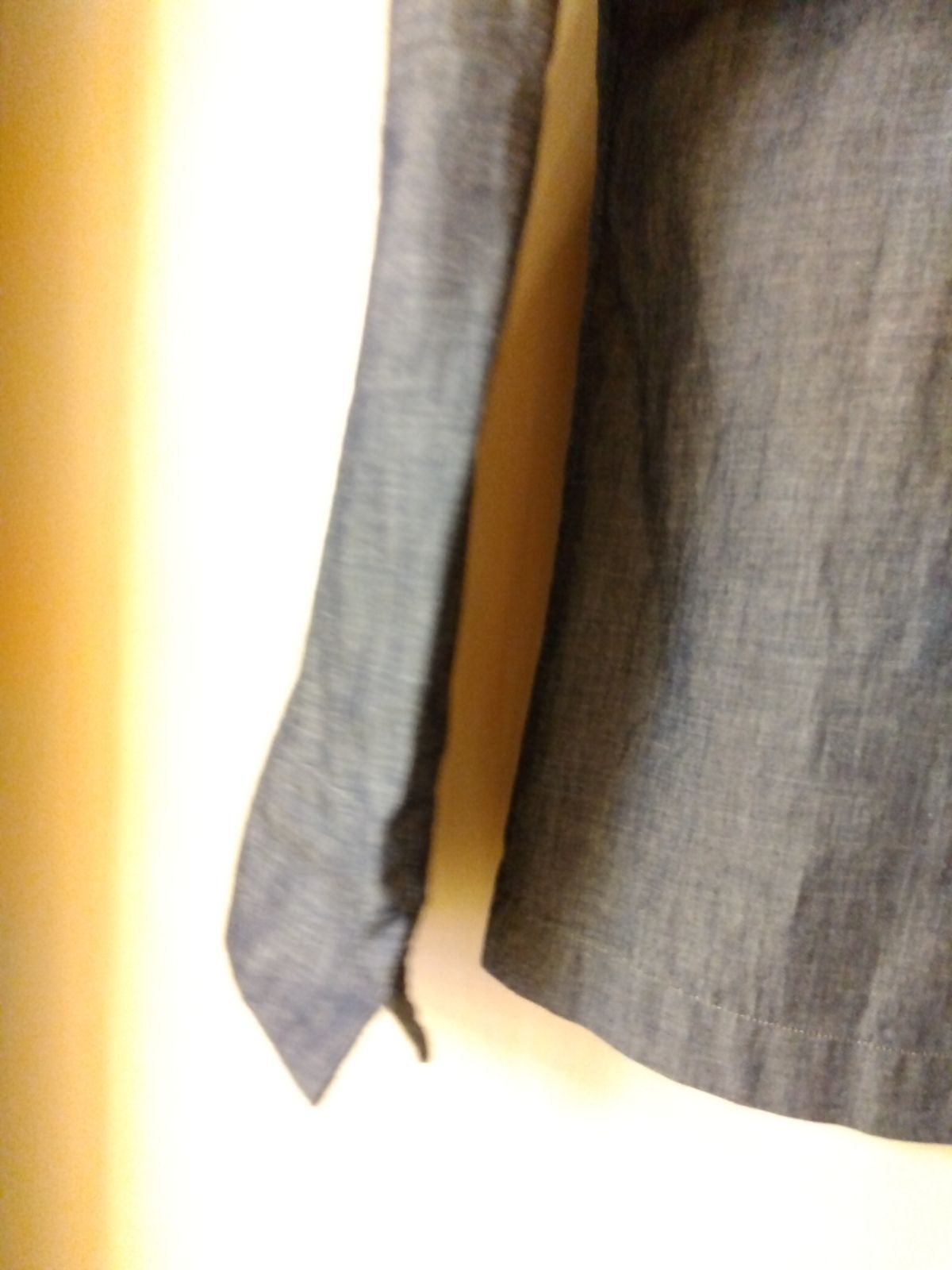 薄手デニムシャツ インディゴ