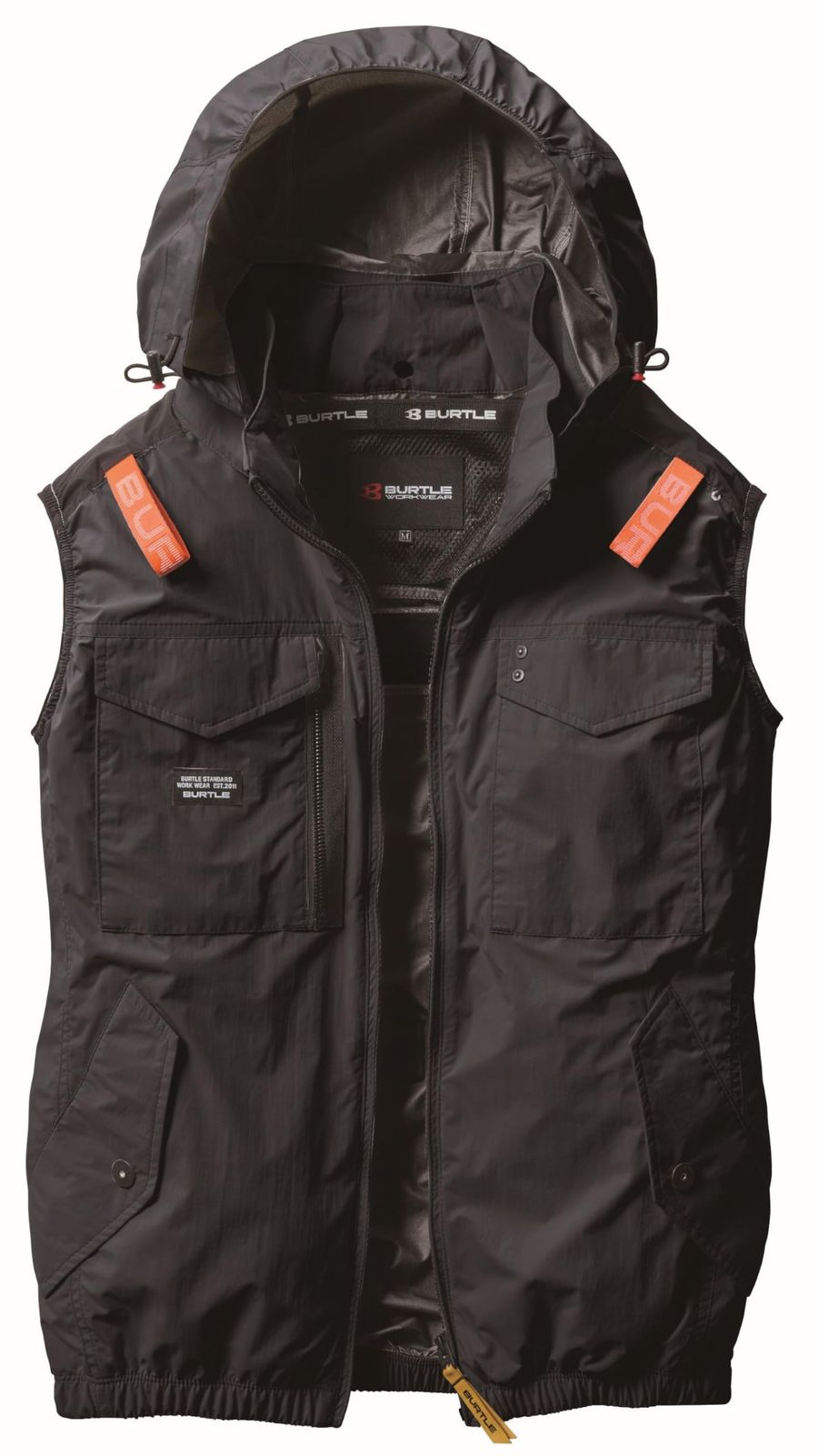 BURTLE バートル 春夏用 エアークラフトタクティカルベスト ユニセックス ブラック AC1154 35 M ブラック M