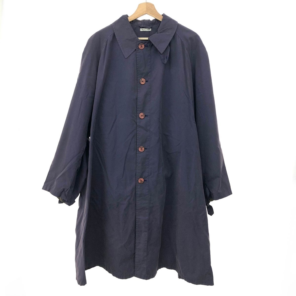 GIORGIO ARMANI ジョルジオアルマーニ ステンカラーコート サイズ:46 アーカイブ/コットンナイロン/90S    パープル メンズ / 241007002585 GIORGIO ARMANI ジョルジオアルマーニ ステンカラーコート サイズ:46