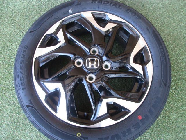 み ホンダ N BOX 165 55 R 15 ラヂアルタイヤ４本SET ONE WGN